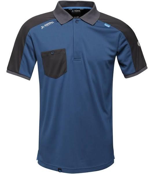 Mens Regatta Offensive Wicking Polo Shirt - Blue