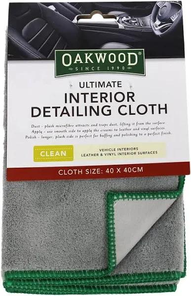 Oakwood Ultimate Microfibre Interior Detailing Cloth For Car 40x40cm