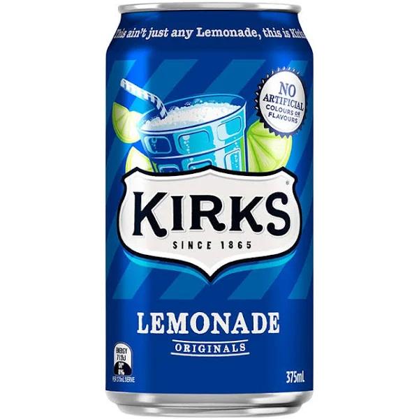 Kirks Lemonade Multipack Cans 375ml 10 Pack