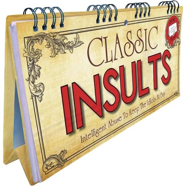 Classic Insults Flip Book