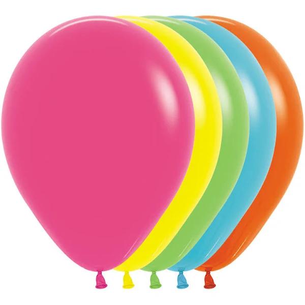 Sempertex 12cm Fashion Tropical Assorted Latex Balloons, 50pk