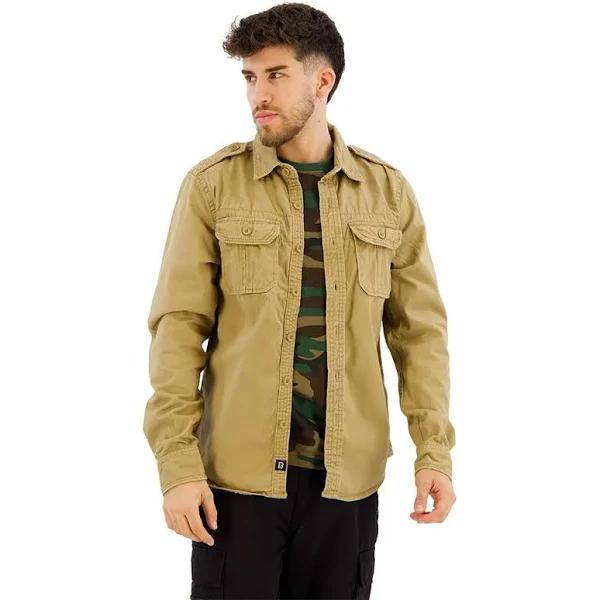 Brandit - Vintage Shirt Camel - Shirt