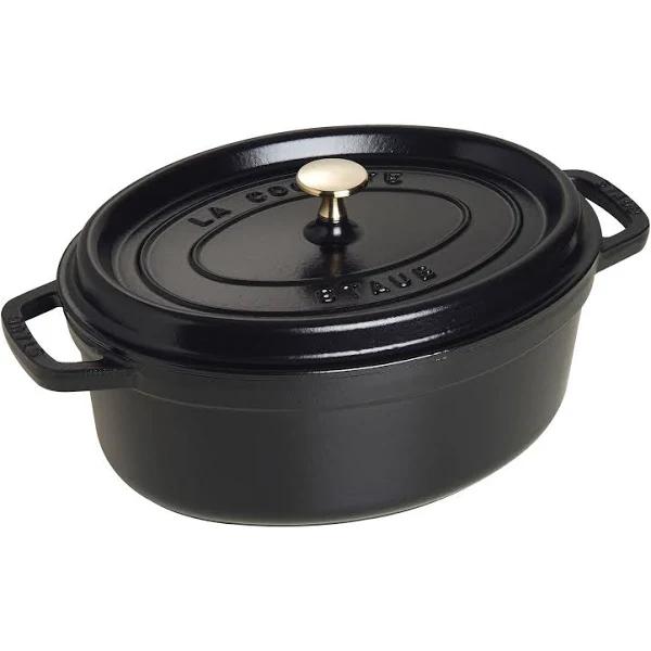 Staub Oval Cocotte 29 cm Black