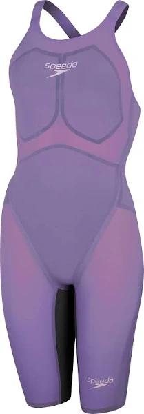 Speedo Fastskin LZR Pure Valor Openback Kneeskin - Purple Reign | Pro Swimwear