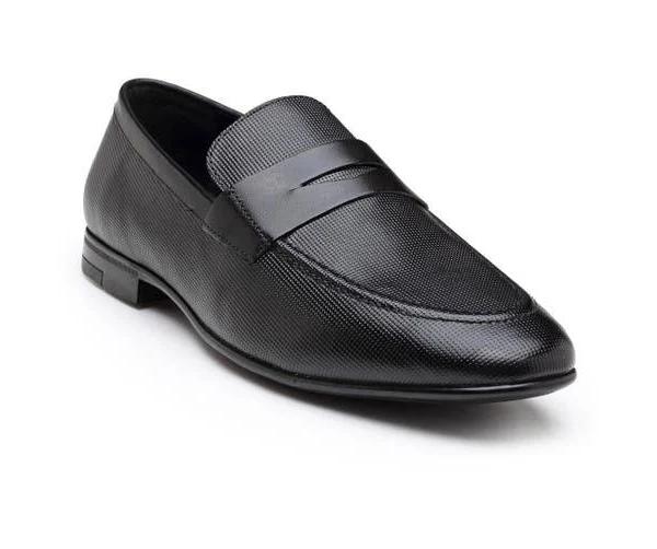 Red Tape Men's Black Loafers - Black Size 7