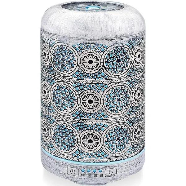 activiva 260ml Metal Essential Oil and Aroma Diffuser - Vintage White