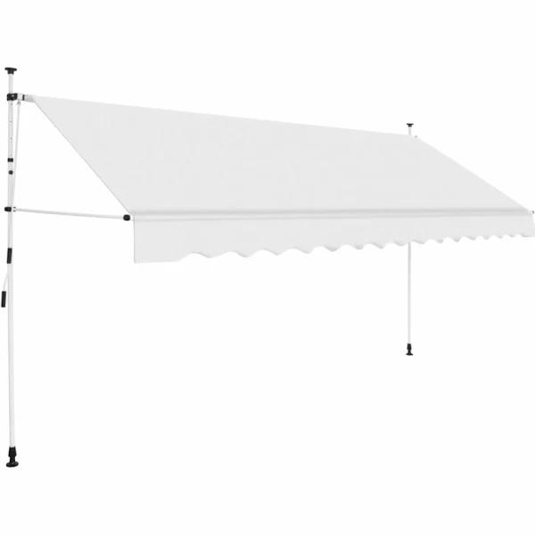 Manual Retractable Awning 350 cm - Cream