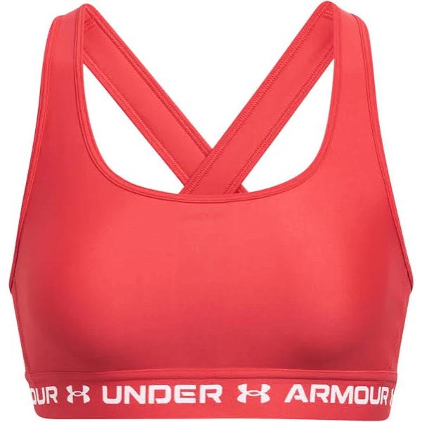 Under Armour Crossback Sports Bra Medium Support Red 2XL Woman