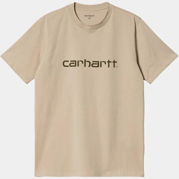 Carhartt WIP Mens Script Short Sleeve T-Shirt - Wall