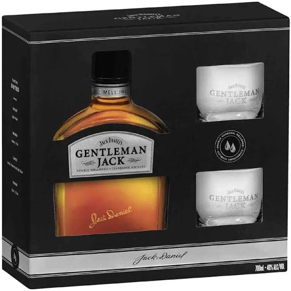 Gentleman Jack Tennessee Whiskey & 2 Glass Pack 700ml