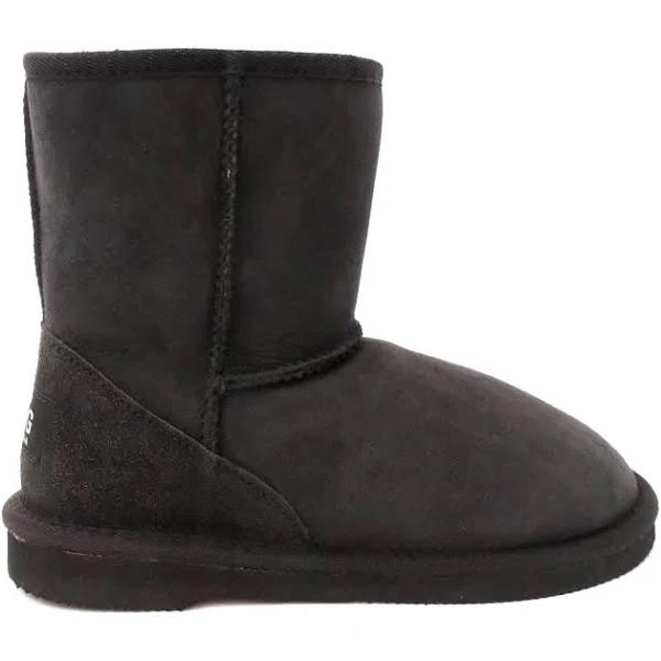 Mandurah - Kids Outdoor Sheepskin Boots - For Big Kids Black / 2