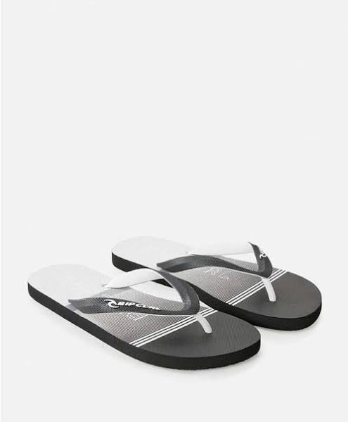 Ripcurl Breakers Bloom Open Toe Thong Black/Grey / 8