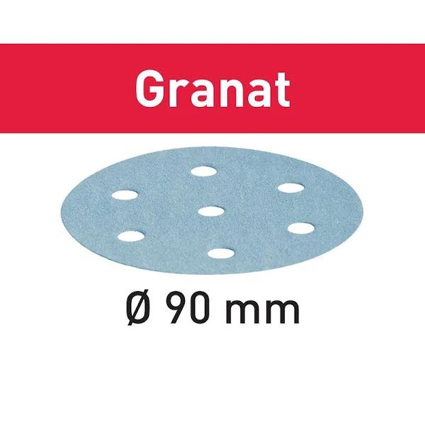 Festool 90mm 6 Hole P60 Granat Abrasive Disc - 50 Pack 497364