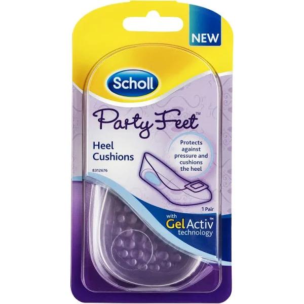 Scholl Party Feet Invisible Gel Heel Cushions