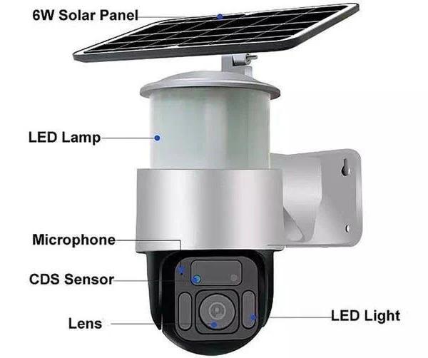 Smart Solar Wifi Security Camera Outdoor