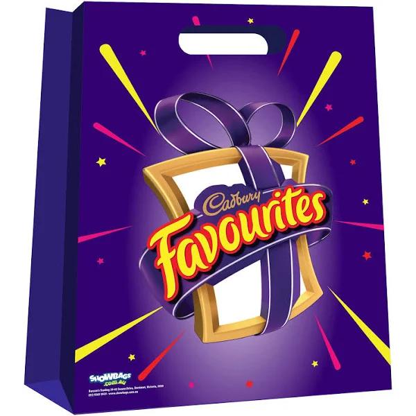 10pc Cadbury Favourites Kids/Family Showbag w/Favourite Boxes/Crunchie/Boost