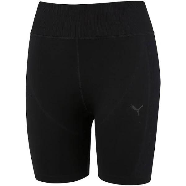 Puma Womens Seamless Scrunch Short Tights Black S @ Rebel Active