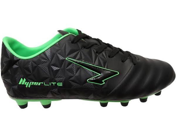 Sfida Prism Adult Mens/Older Kids Comfortable Football Boots Black/Green 11 US