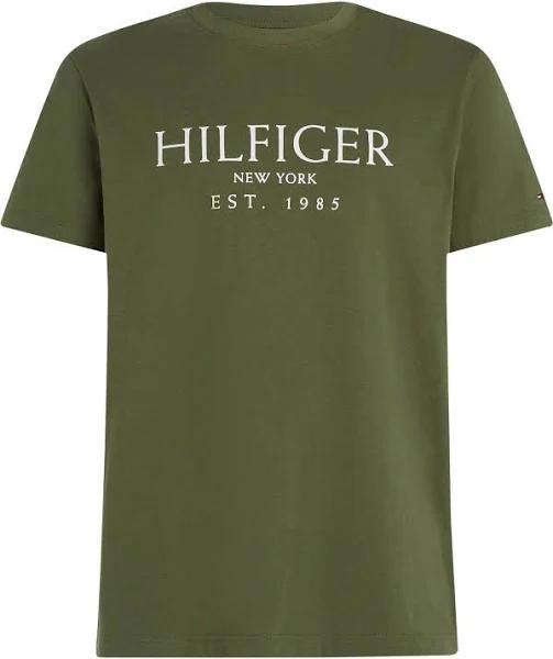 Tommy Hilfiger Big Short Sleeve T-Shirt Green M Man