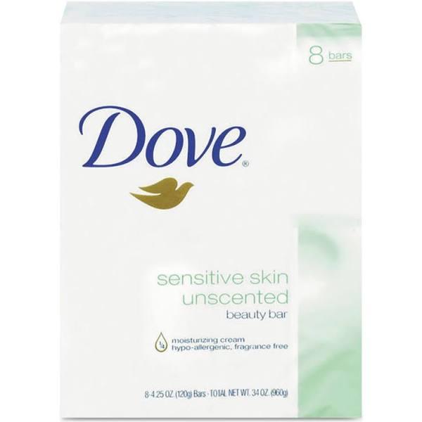 Dove Beauty Bar Sensitive Skin - 8 bars, 34 oz box