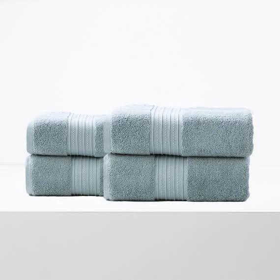 Brentwood Bath Sheet Gray Mist by Freedom, 100% Cotton