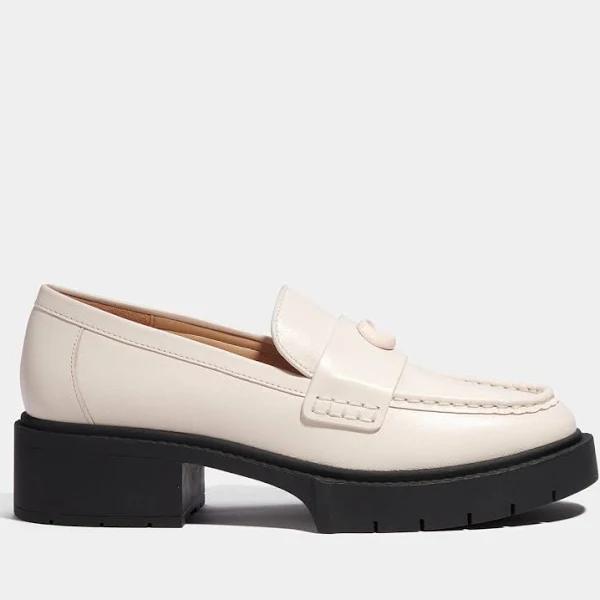 Coach Leah Leather Loafers - UK 3