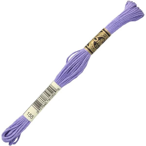 DMC 6-Strand Embroidery Cotton Floss, Medium Dark Blue Violet