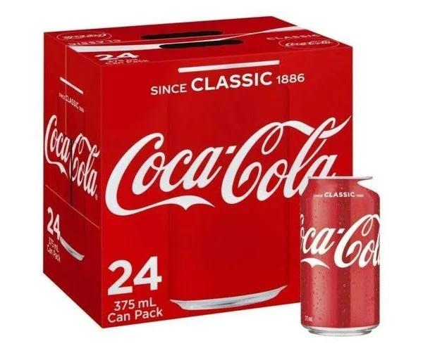 Coke Cans 24 X 375Ml