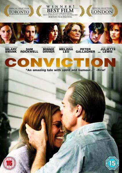 Conviction DVD (2011) Hilary Swank Goldwyn (dir) cert 15 - Region 2