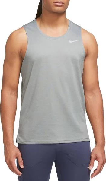 Nike Mens Dri-FIT Miler Tank Grey S