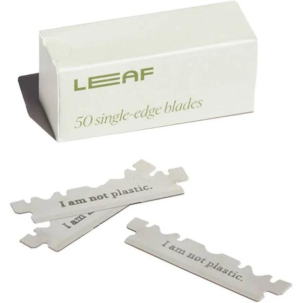 Leaf Shave 50 Single Edge Razor Blades