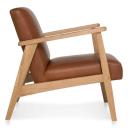 Den Leather Armchair Nutmeg by Freedom