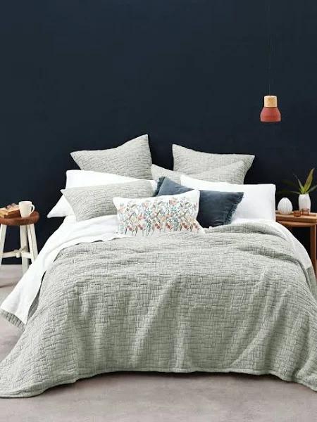 mm Linen LIVIE Mist Coverlet Set