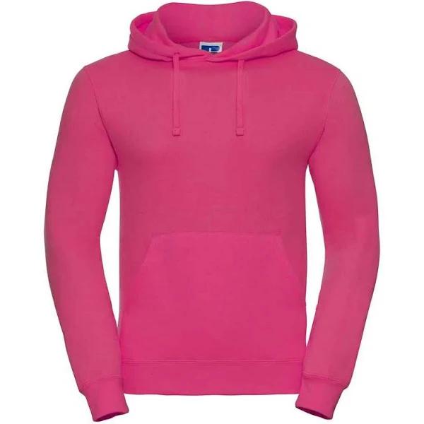 Russell Mens Plain Hoodie (Fuchsia) (XXL)