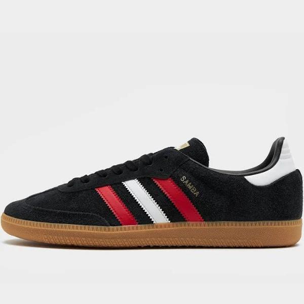 Adidas Samba OG Shoes Black / Better Scarlet / Gum M 8 / W 9 Lifestyle Trainers