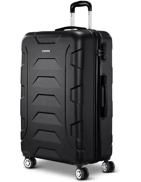 Wanderlite 28" Luggage Travel Suitcase Trolley Hard Case Black