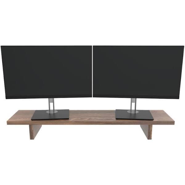 Desky Monitor Stand - Natural Walnut - AfterPay & zipPay Available