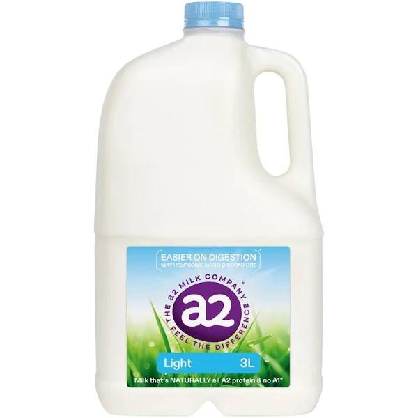 A2 Dairy Light Milk 3L