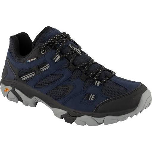 Hi-tec Ravus Vent Lite Low WP - Mens Boots - Midnight Black/Monument by Tentworld