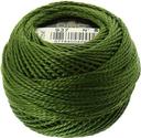 DMC Perle 5 Cotton #909 Very Dark Emerald Green 10g Ball 45m