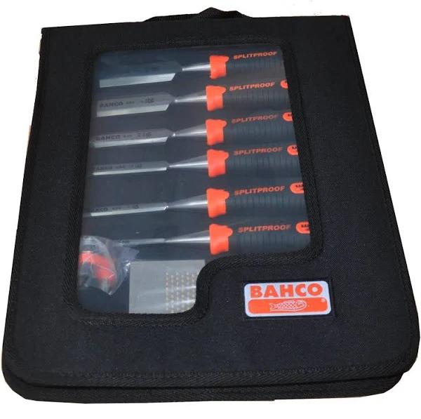 Bahco 434-S6-ZC - Chisel Set - Split Proof- 6 Piece Nylon Case