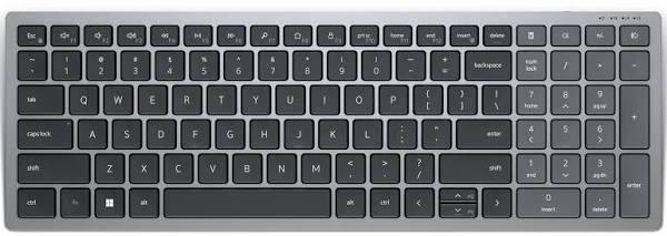 Dell KB740 Keyboard RF Wireless + Bluetooth QWERTZ German Grey, Black