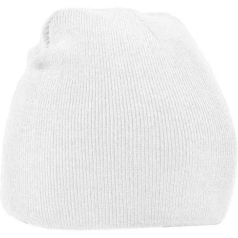 Beechfield Unisex Adult Original Pull-On Beanie (White) (One Size)