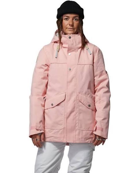 Rojo Aster Womens Ski Jacket - English Rose Pinstripe