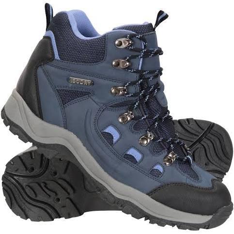 Mountain Warehouse Adventurer Womens Waterproof Walking Boots - Navy | Size 8