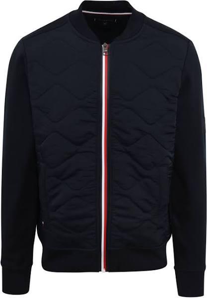 Tommy Hilfiger Mix Media Bomber Jacket Desert Sky - M