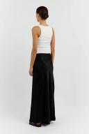 Charli Satin Maxi Skirt in Black Size 4 by DISSH