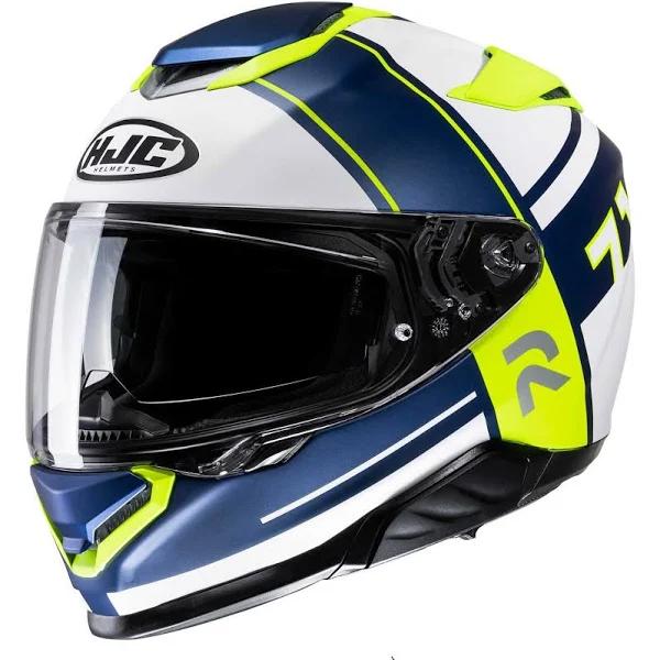 HJC RPHA 71 Zecha Helmet, blue-yellow, Size M