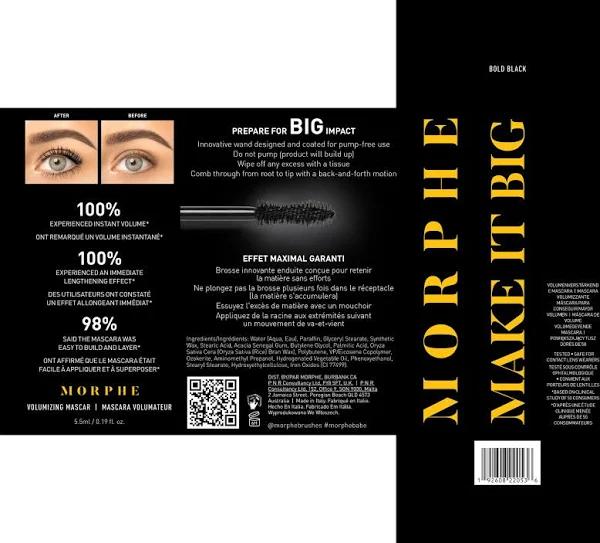 Morphe Make It Big Mini Volumizing Mascara