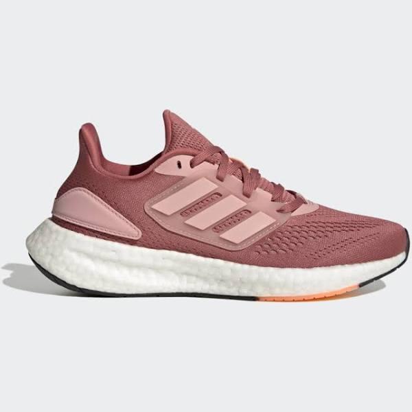 adidas-Pureboost 22 Shoes-Women-Wonder Red / Wonder Mauve / Beam Orange-9.5